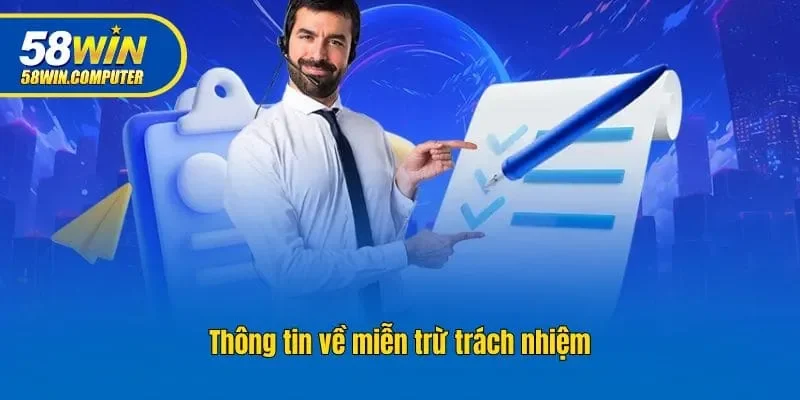 Thông tin về miễn trừ trách nhiệm